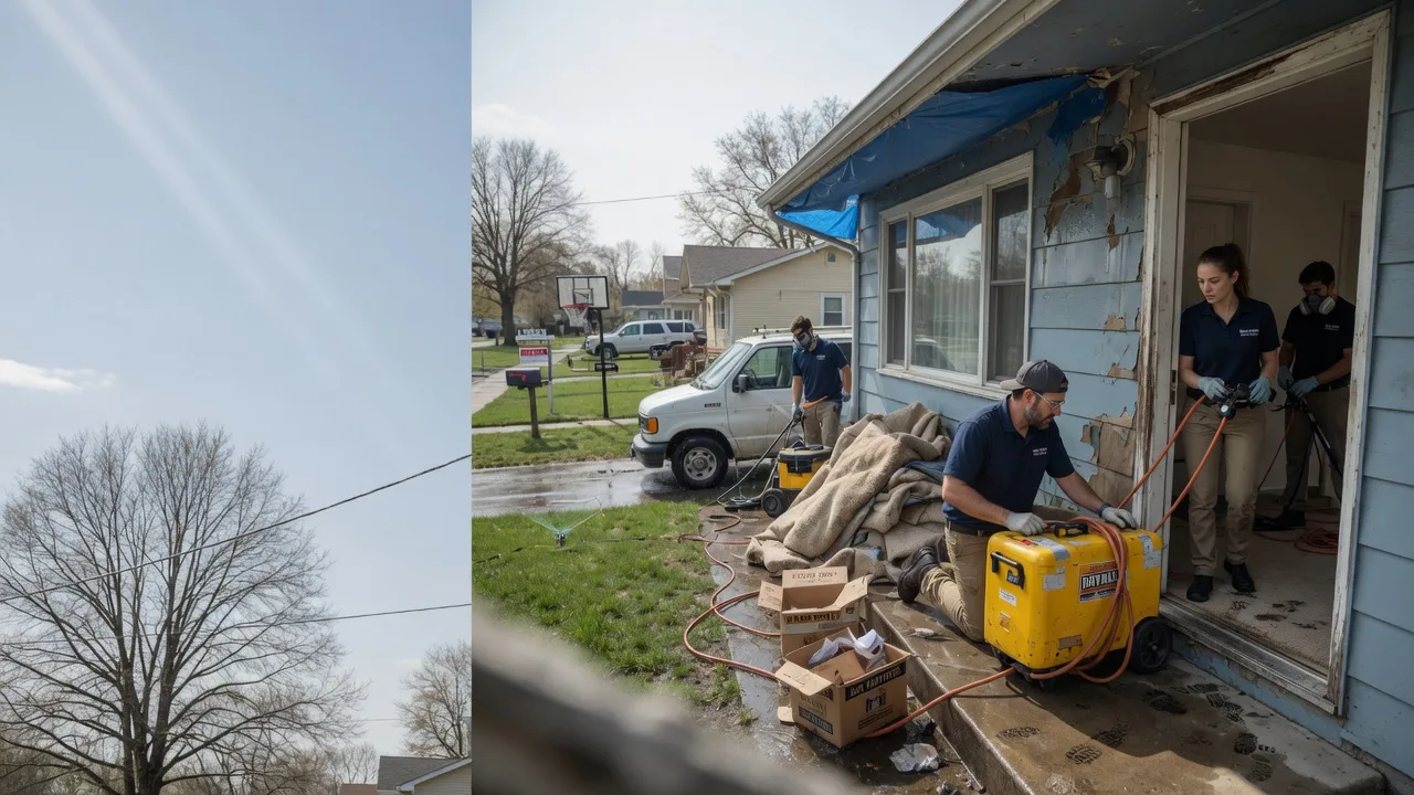 Basement Flood Cleanup in Bloomville, OH near me